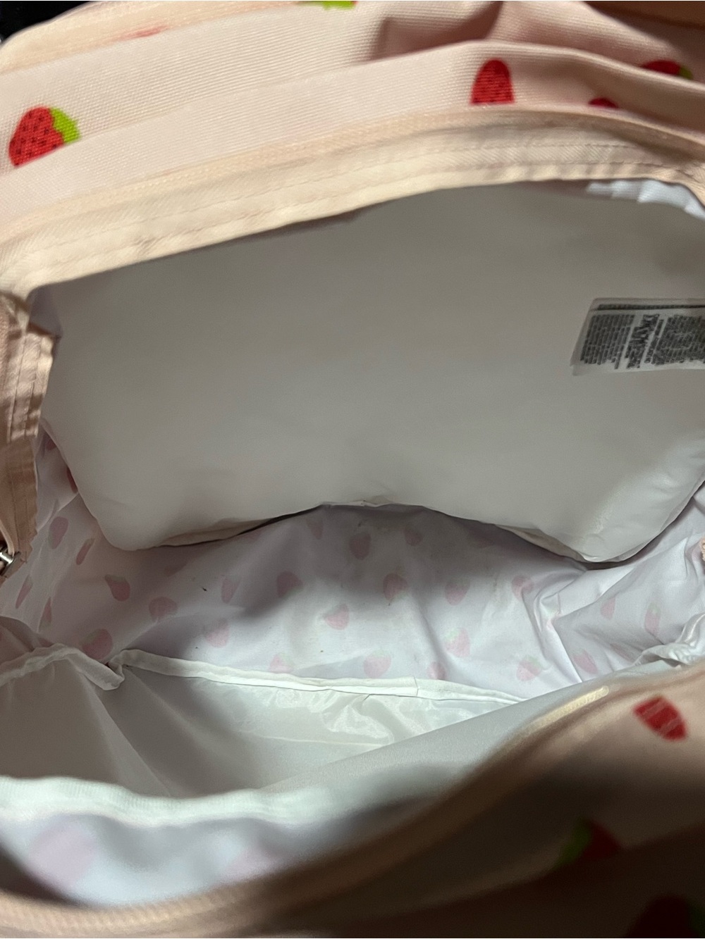 Jansport Big Student Laptop Backpack Strawberry Shower 17" pink - Picture 7 of 10